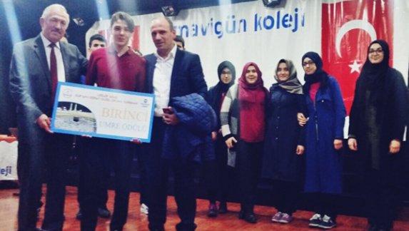 Liseler Arası Kuran-ı Kerimi Güzel Okuma Yarışması İlçe 1.si İlçemiz, Mevlana Anadolu Lisesinden